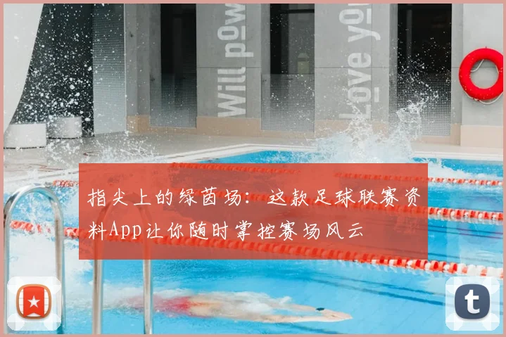 指尖上的绿茵场：这款足球联赛资料App让你随时掌控赛场风云